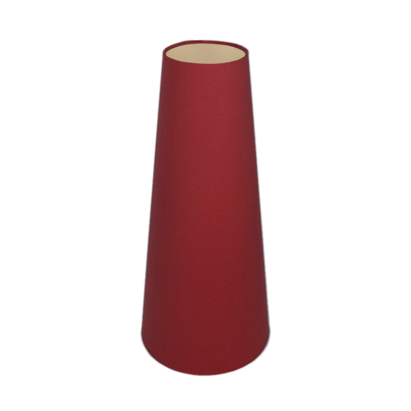 Raspberry Red Tall Tapered Lampshade