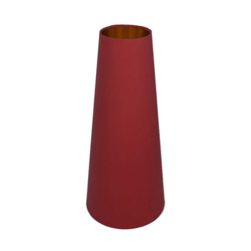 Raspberry Red Tall Tapered Lampshade