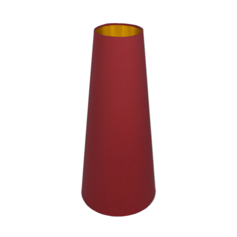 Raspberry Red Tall Tapered Lampshade