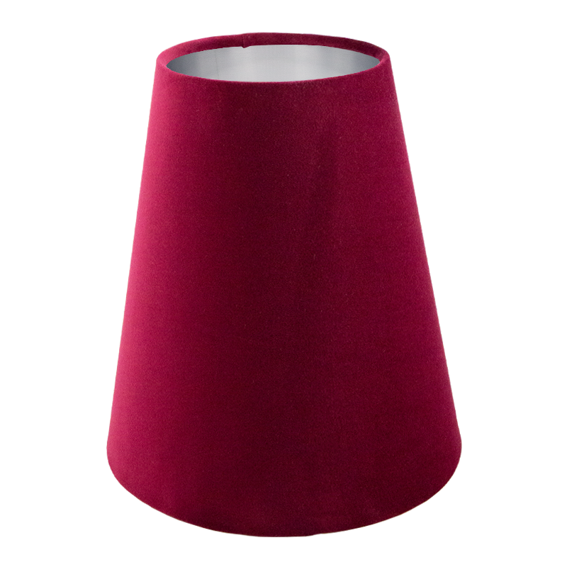 Ruby Red Velvet Tall Empire Lampshade