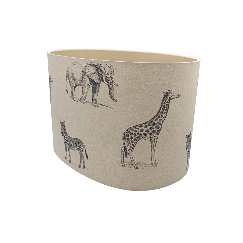 Safari Oval Lampshade