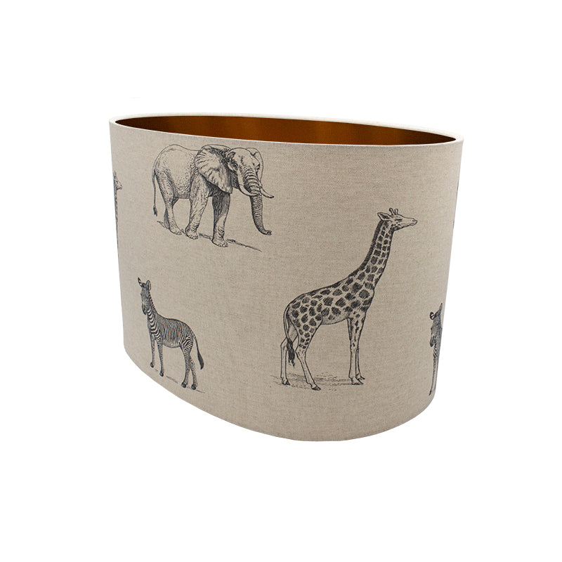 Safari Oval Lampshade