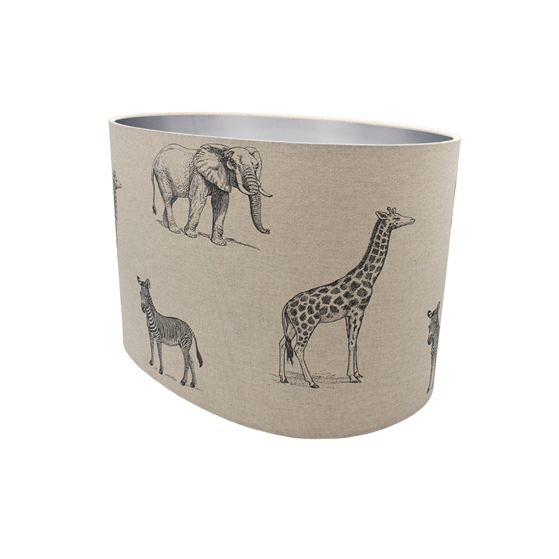 Safari Oval Lampshade