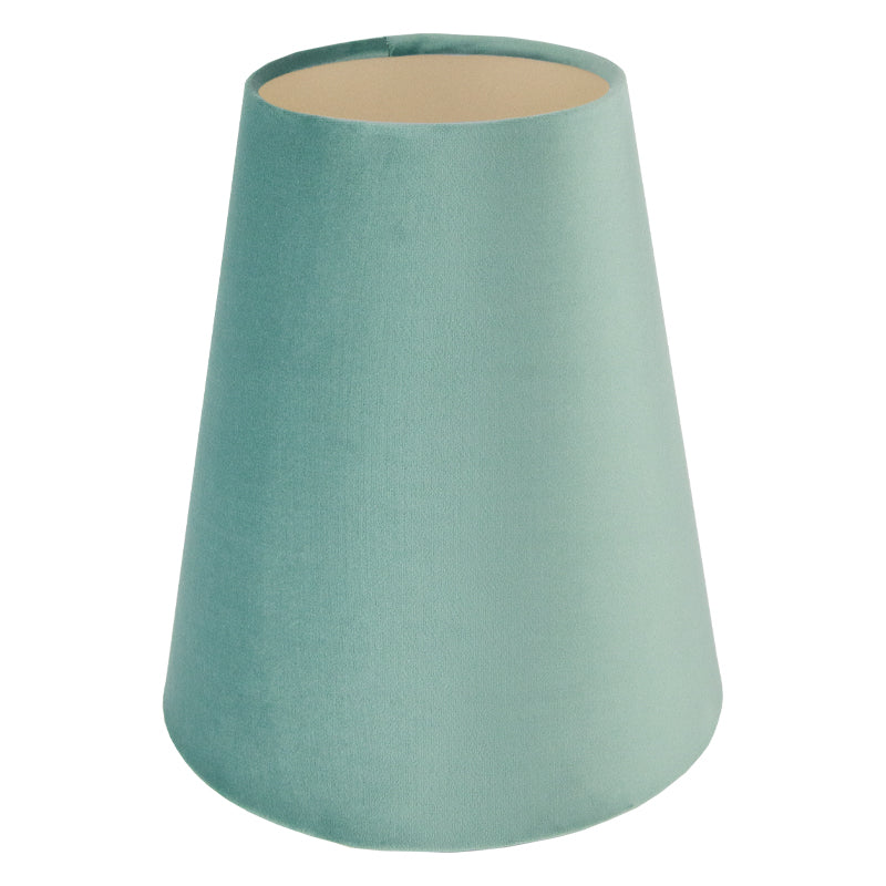 Seafoam Velvet Tall Empire Lampshade