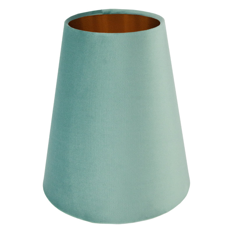 Seafoam Velvet Tall Empire Lampshade