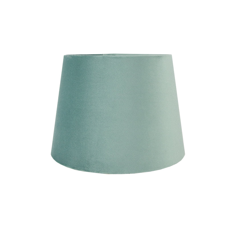 Seafoam Velvet French Drum Lampshade