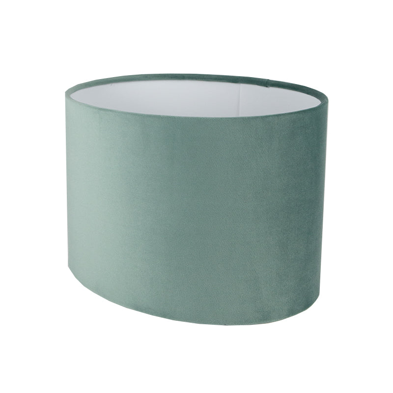 Seafoam Velvet Oval Lampshade