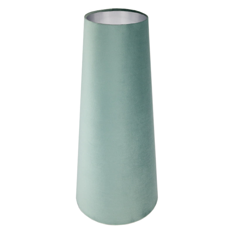 Seafoam Velvet Tall Tapered Lampshade