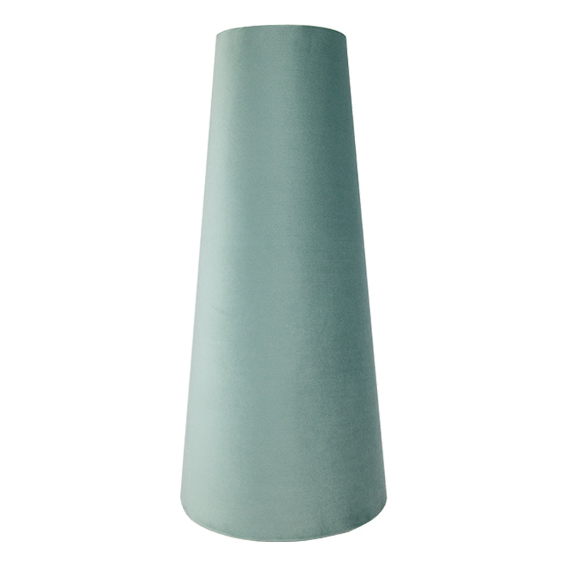 Seafoam Velvet Tall Tapered Lampshade