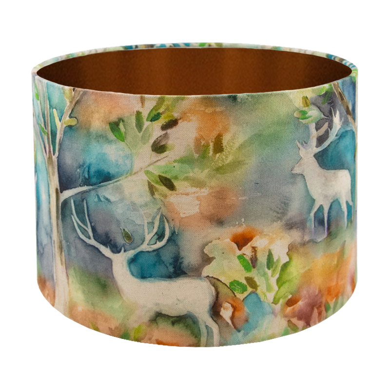Voyage Seneca Forest Autumn Drum Lampshade