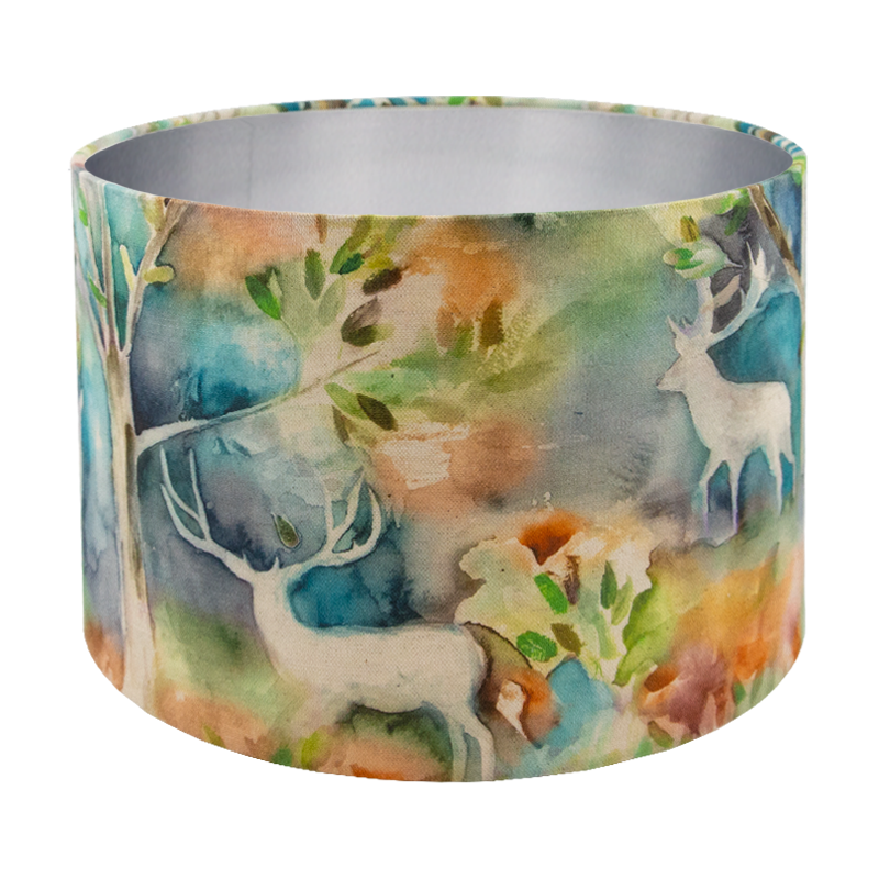 Voyage Seneca Forest Autumn Drum Lampshade