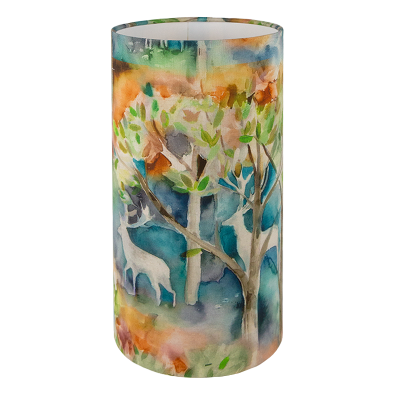 Voyage Seneca Forest Autumn Tall Drum Lampshade