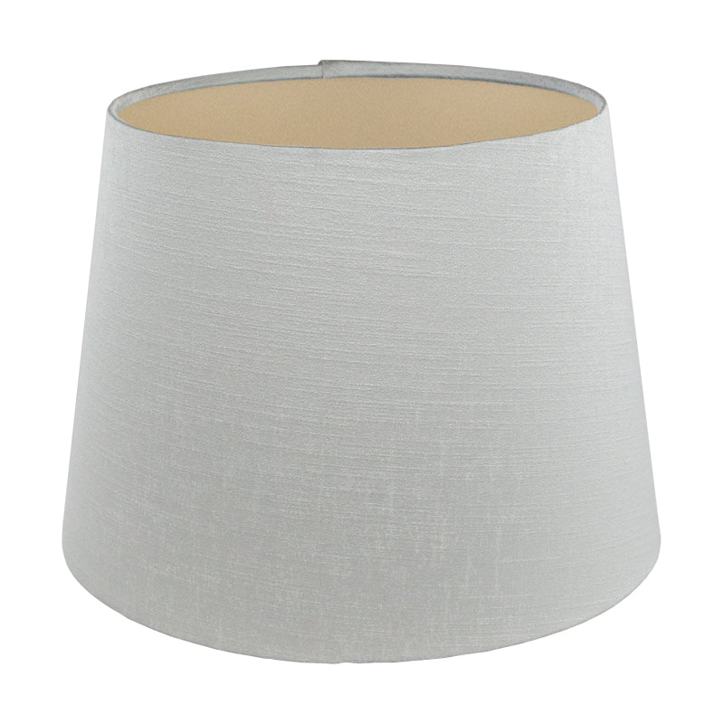 Dove Grey Satin French Drum Lampshade