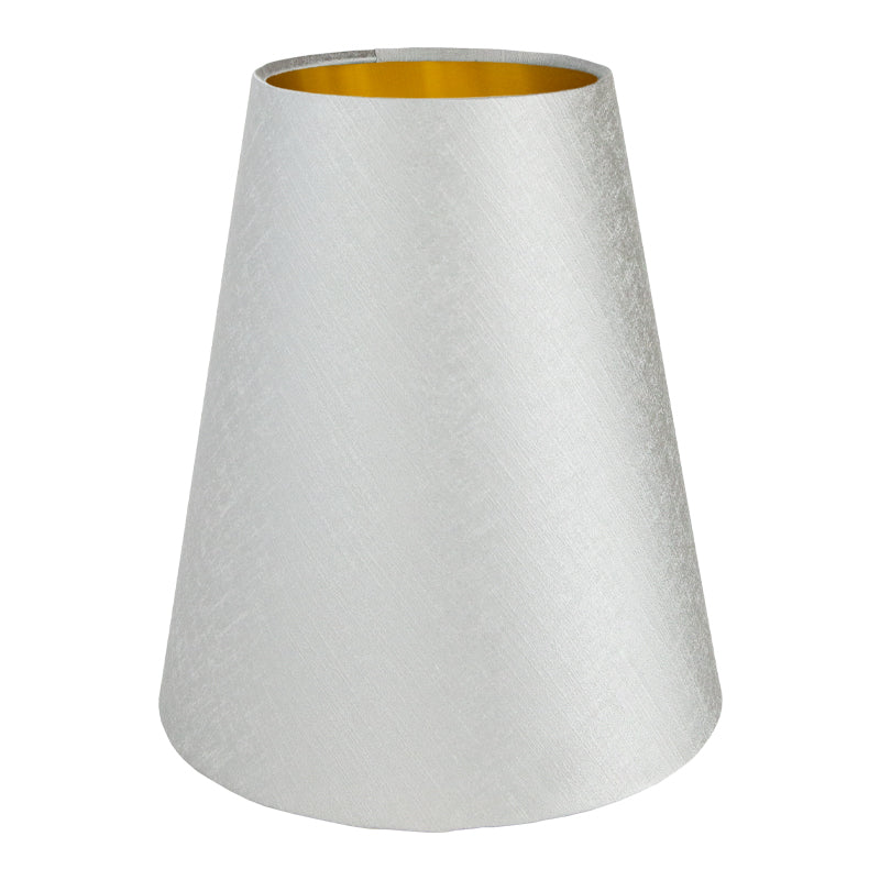 Dove Grey Satin Tall Empire Lampshade