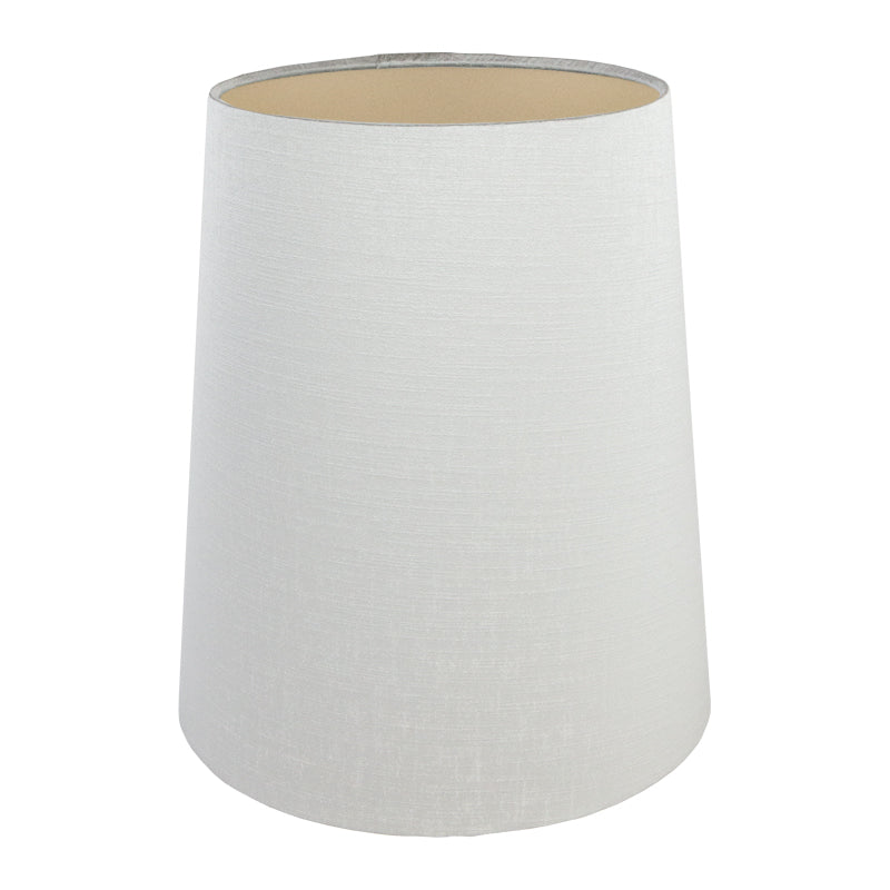 Dove Grey Satin Tall French Drum Lampshade