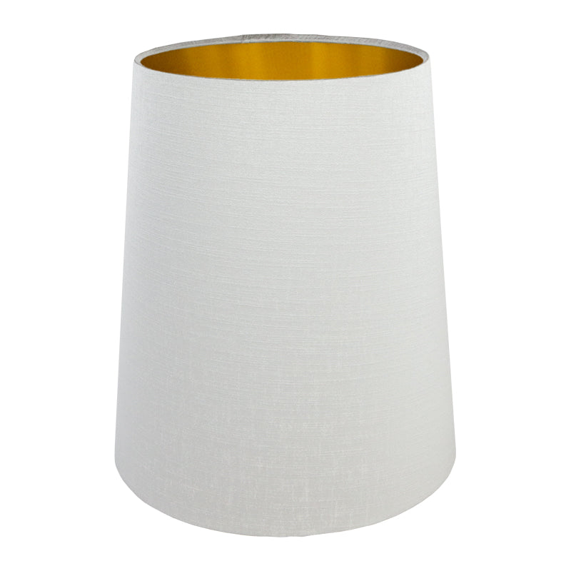 Dove Grey Satin Tall French Drum Lampshade