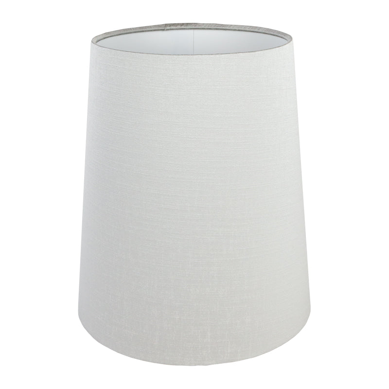 Dove Grey Satin Tall French Drum Lampshade