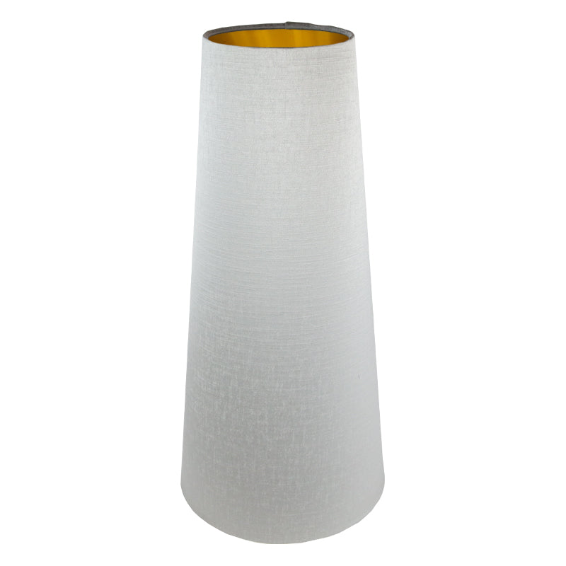 Dove Grey Satin Tall Tapered Lampshade