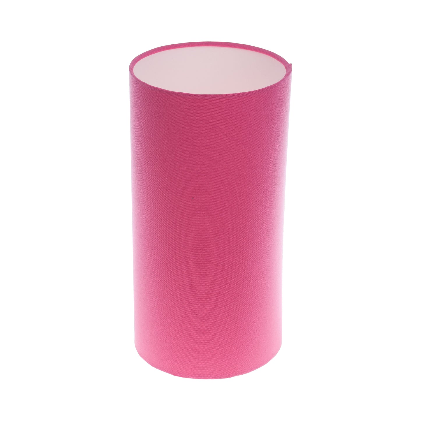 Sorbet Bright Pink Satin Tall Drum Lampshade