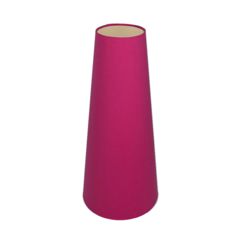 Sorbet Bright Pink Tall Tapered Lampshade