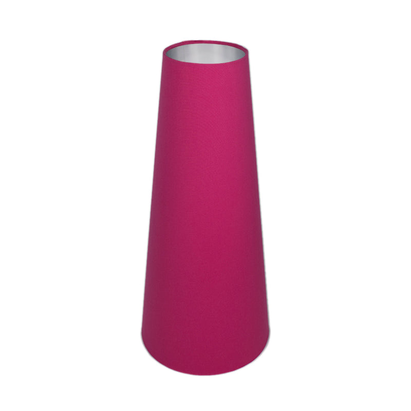 Sorbet Bright Pink Tall Tapered Lampshade