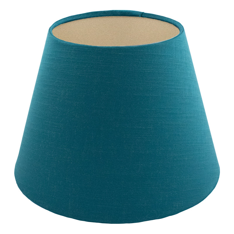 Teal Satin Empire Lampshade