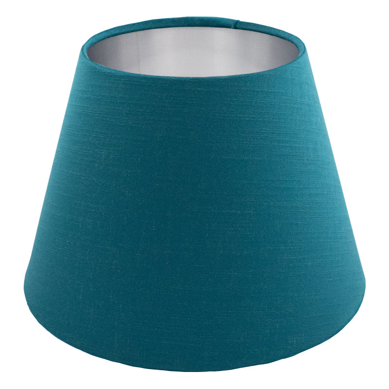 Teal Satin Empire Lampshade