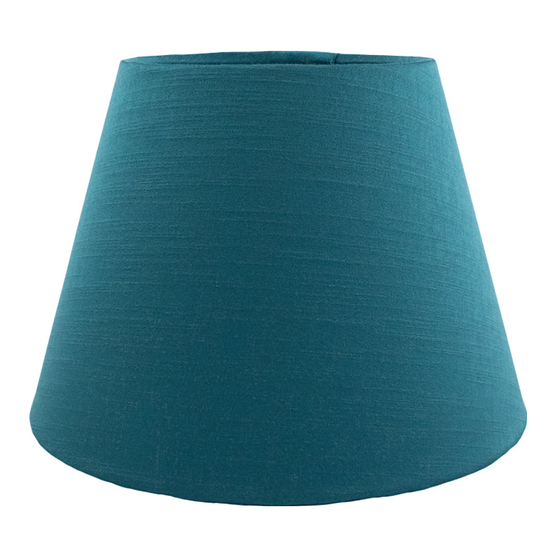 Teal Satin Empire Lampshade