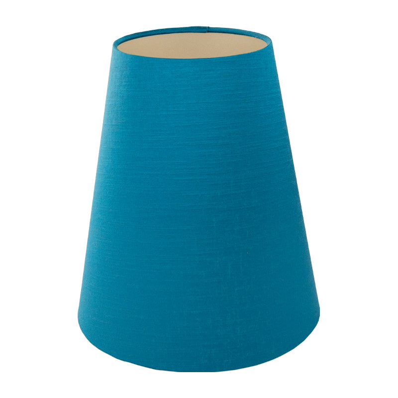 Teal Satin Tall Empire Lampshade