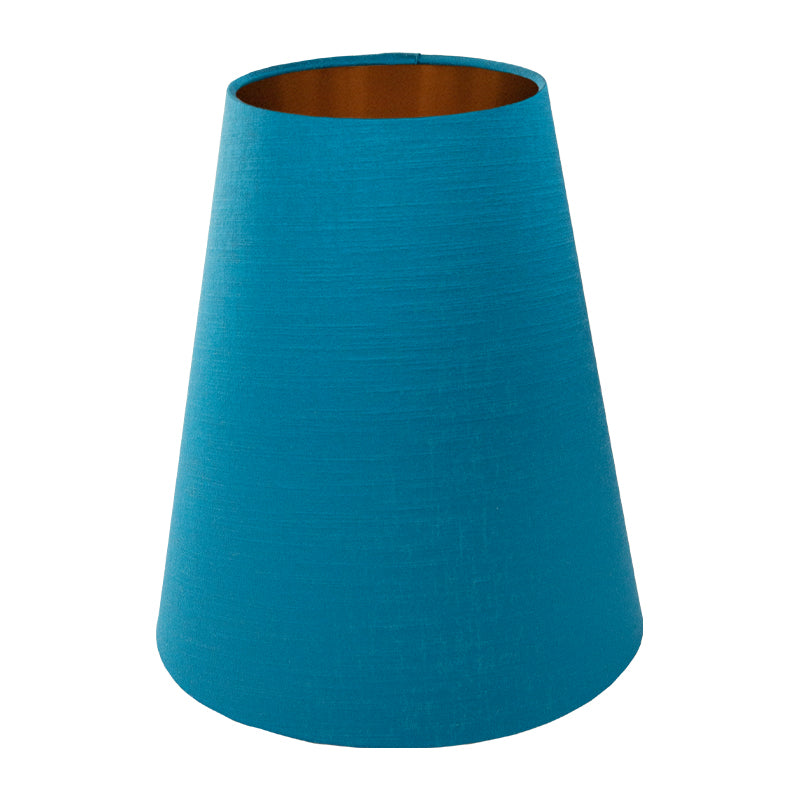 Teal Satin Tall Empire Lampshade
