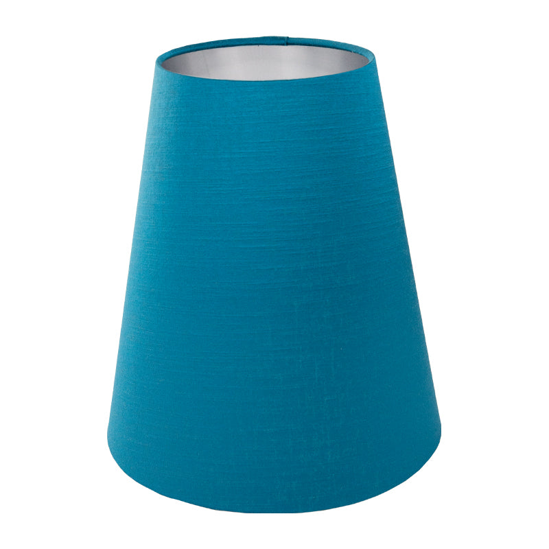 Teal Satin Tall Empire Lampshade