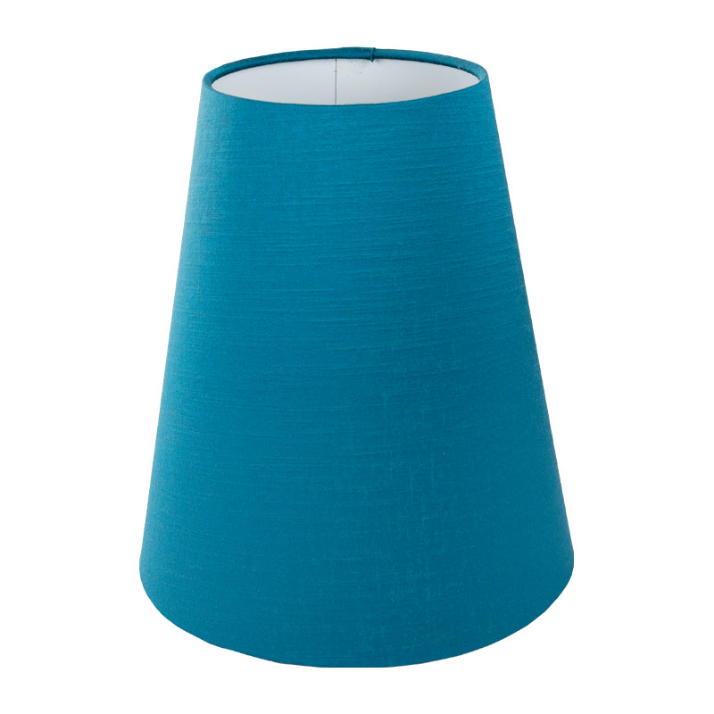 Teal Satin Tall Empire Lampshade