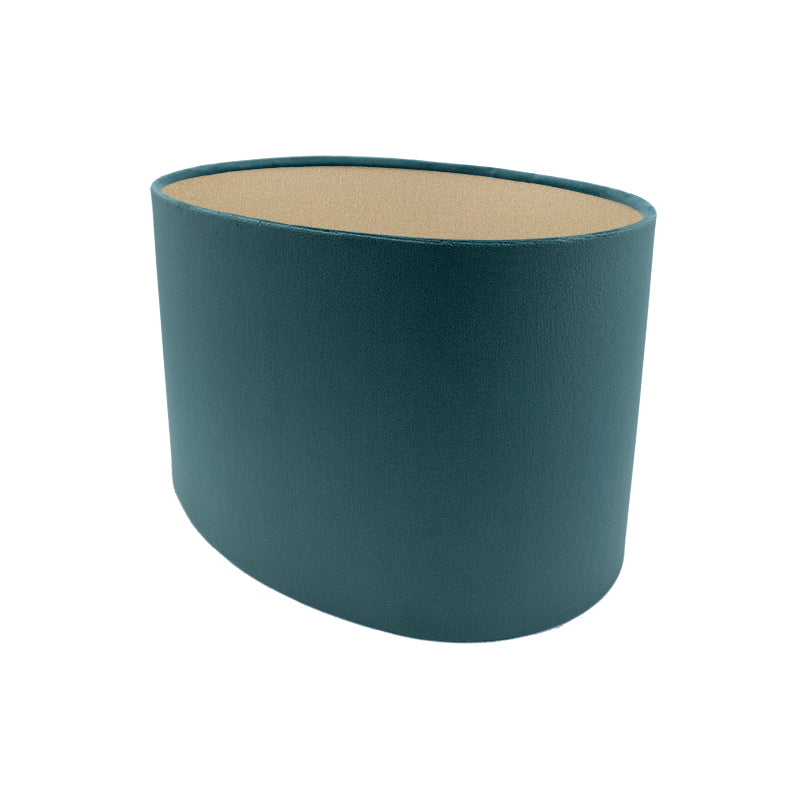Teal Velvet Oval Lampshade
