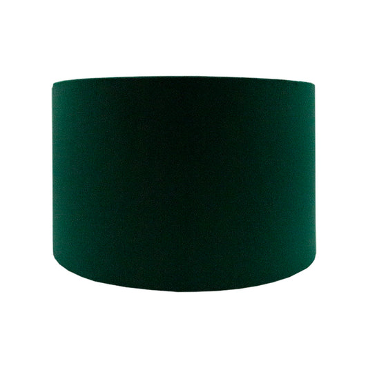 Emerald Green Velvet Drum Lampshade