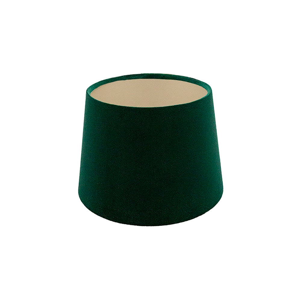 Emerald Green Velvet French Drum Lampshade