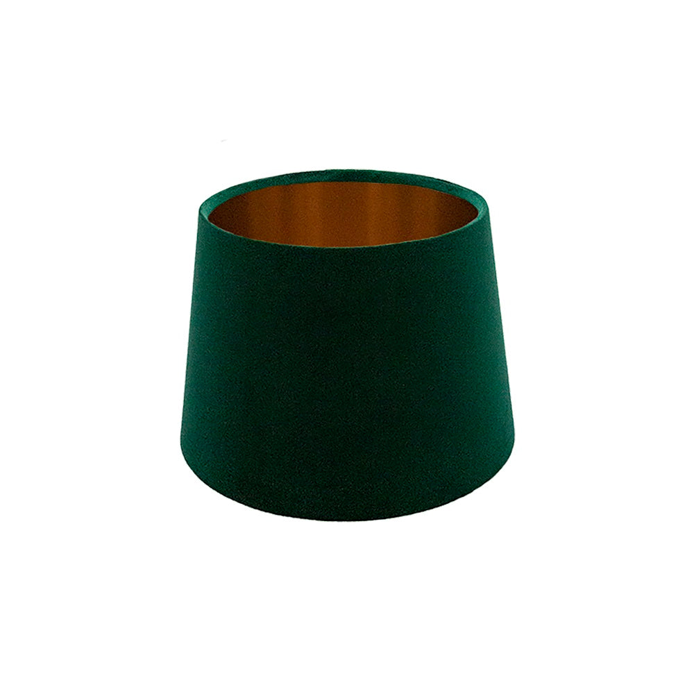 Emerald Green Velvet French Drum Lampshade