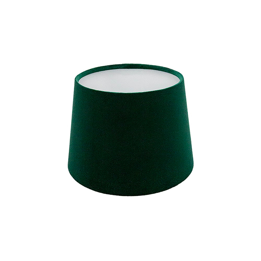Emerald Green Velvet French Drum Lampshade