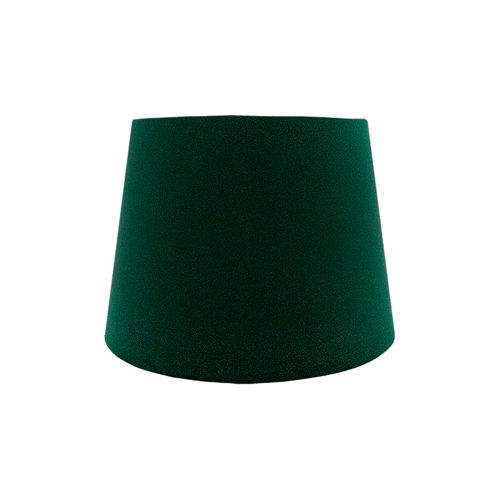 Emerald Green Velvet French Drum Lampshade