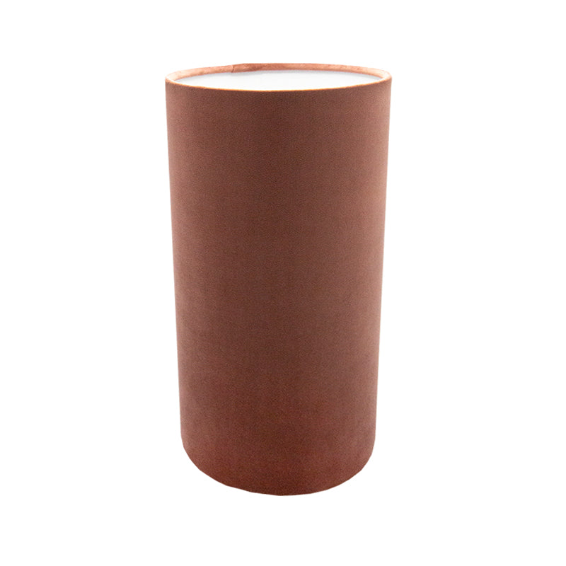 Blush Pink Velvet Tall Drum Lampshade