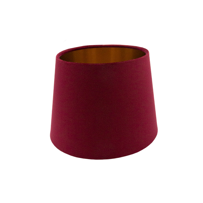 Red Velvet French Drum Lampshade