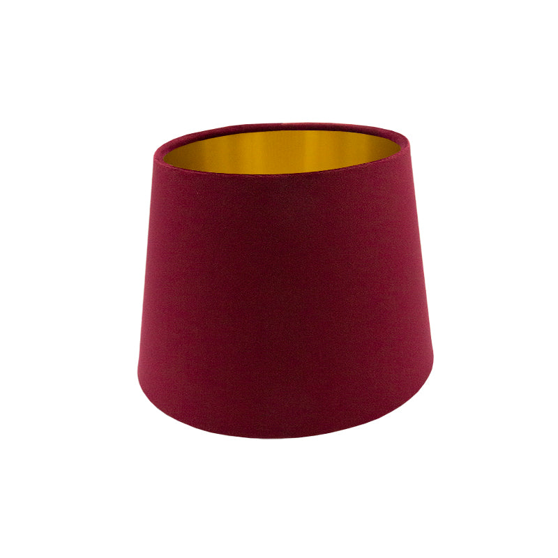 Red Velvet French Drum Lampshade