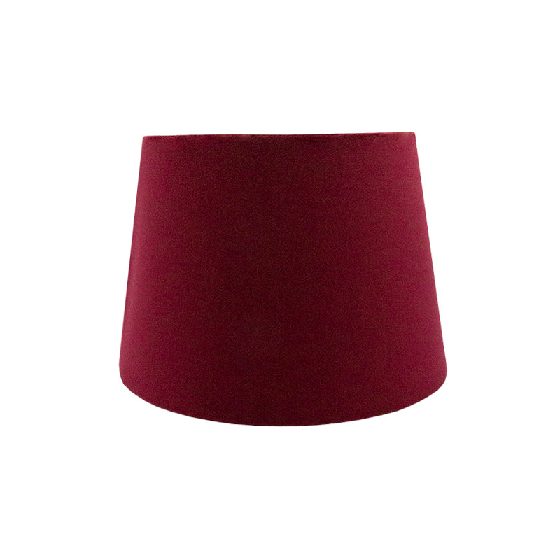 Red Velvet French Drum Lampshade
