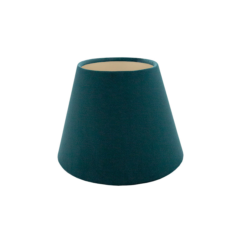 Teal Velvet Empire Lampshade