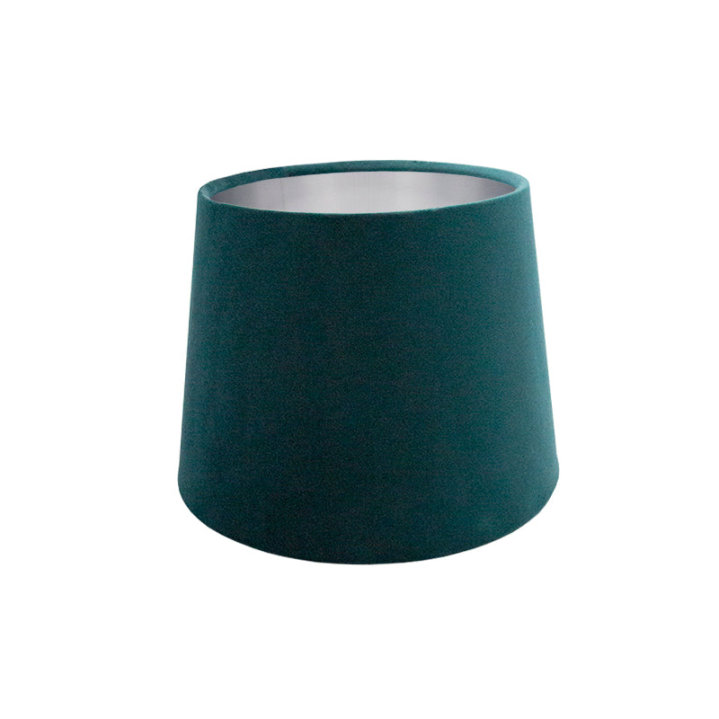 Teal Velvet French Drum Lampshade