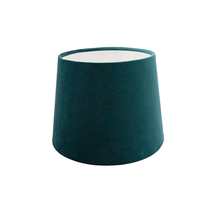 Teal Velvet French Drum Lampshade