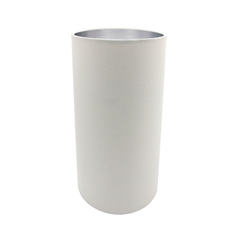White Tall Drum Lampshade
