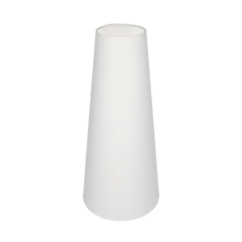 White Tall Tapered Lampshade