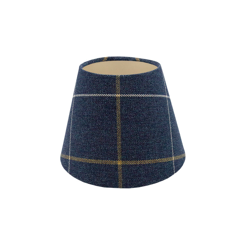 Winsford Navy Blue Tartan Empire Lampshade