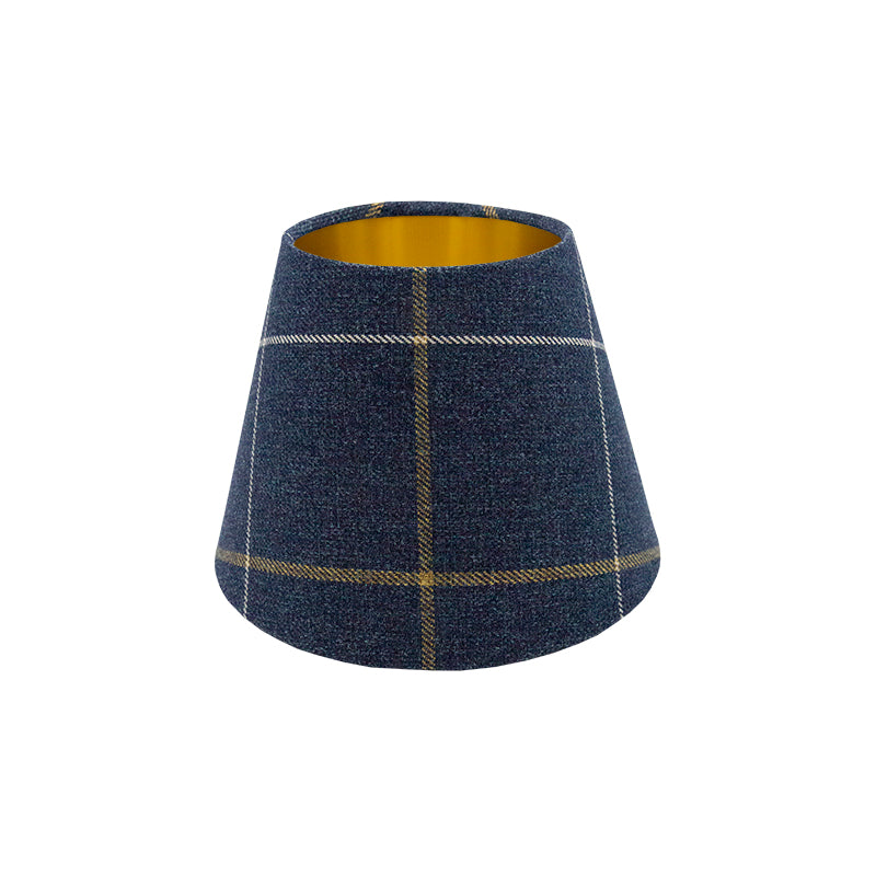Winsford Navy Blue Tartan Empire Lampshade