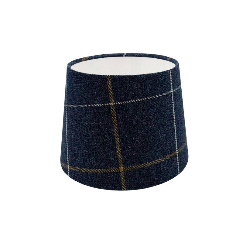Winsford Navy Blue Tartan French Drum Lampshade